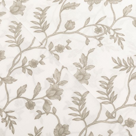 Juego de sábanas algodón Helena topo