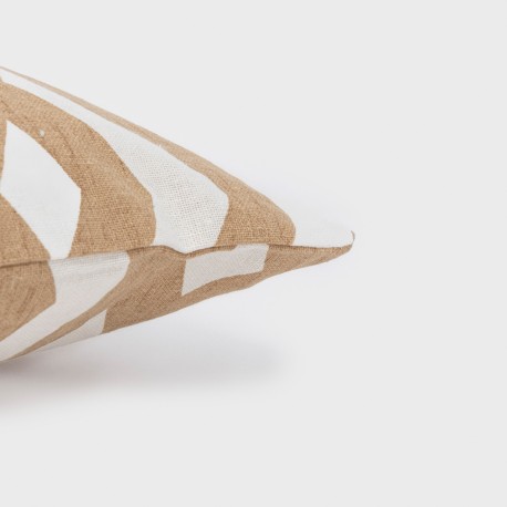 Cojín rectangular antimanchas 30x50  Nela liso - funda + relleno