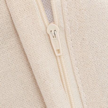 Cojín cuadrante algodón Barbaro natural 45x45 - funda + relleno