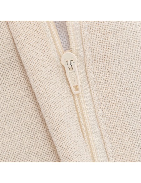 Cojín cuadrante algodón Barbaro natural 45x45 - funda + relleno