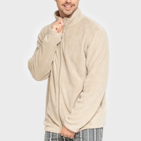 Sudadera coral hombre lisa