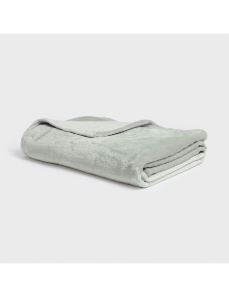 Manta terciopelo lisa