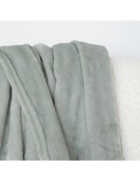 Manta terciopelo lisa