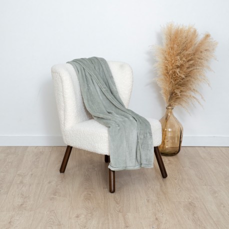 Manta terciopelo lisa