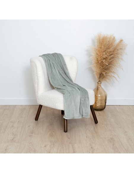 Manta terciopelo lisa