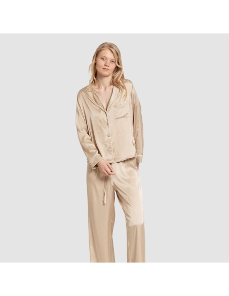 Pijama largo mujer Saten Friday