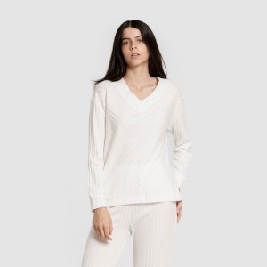 Jersey pico polyamide canalé mujer 2