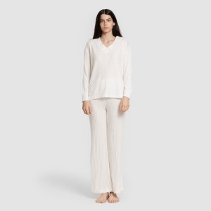 Jersey pico polyamide canalé mujer