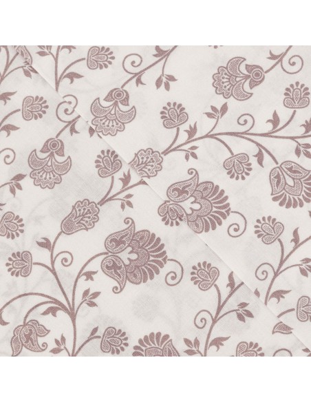 Juego de sábanas algodón Maggie malva