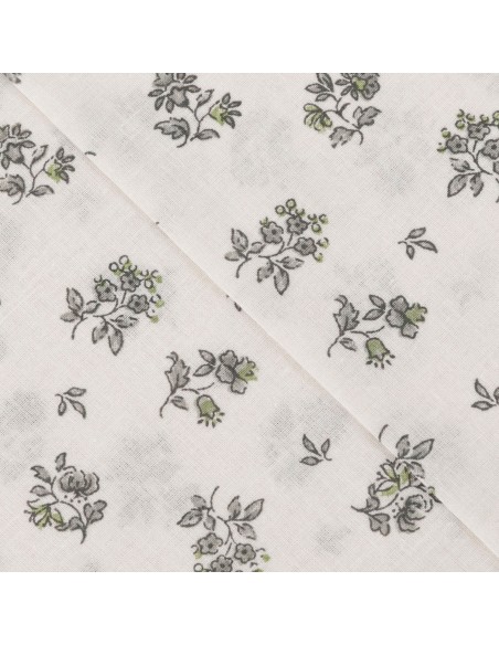 Juego de sábanas algodón Juno verde seco