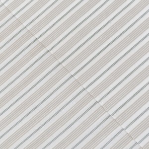 Juego de sábanas algodón Raya Rita verde seco 2