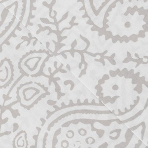 Juego de sábanas algodón Caterina gris claro 2