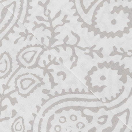 Juego de sábanas algodón Caterina gris claro