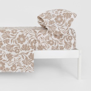 Juego de sábanas algodón Alexis topo