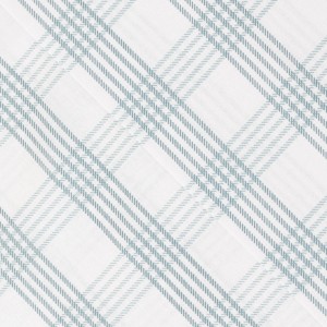 Juego de sábanas algodón Cuadro Albus verde tiffany 2