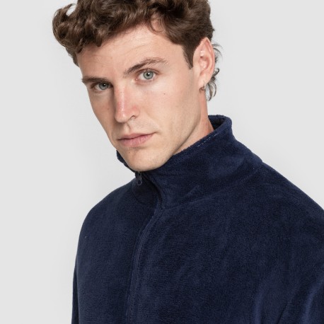 Sudadera coral hombre lisa