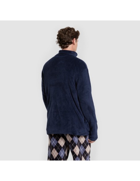 Sudadera coral hombre lisa