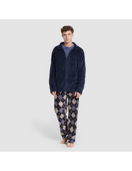 Sudadera coral hombre lisa