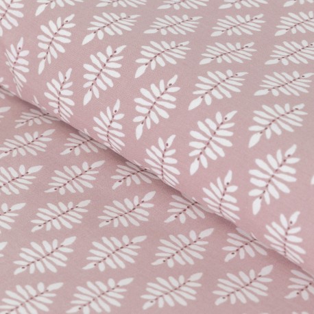 Funda nórdica algodón Zurich malva rosa