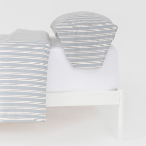 Funda nórdica algodón Schon azul grisaceo