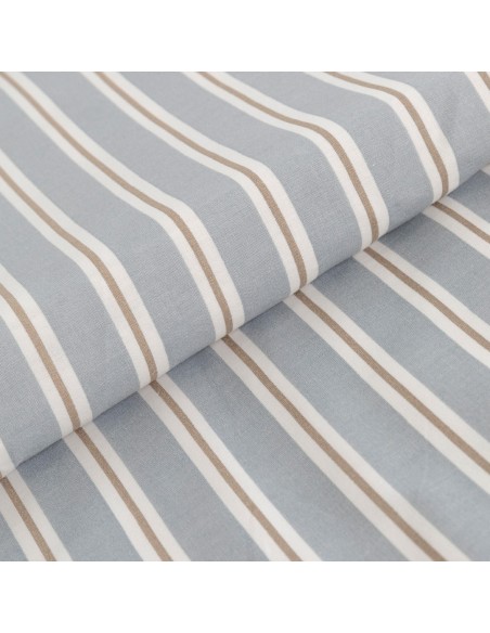 Funda nórdica algodón Schon azul grisaceo