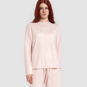Pijama largo Secret mujer Raya Marsella rosa 2