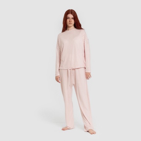 Pijama largo Secret mujer Raya Marsella rosa