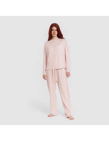 Pijama largo Secret mujer Raya Marsella rosa