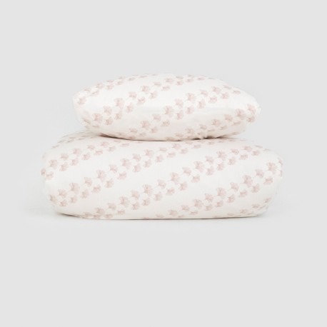 Funda nórdica algodón Pureza rosa keike