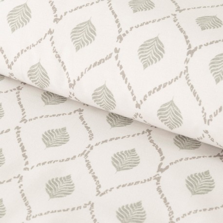 Funda nórdica algodón Charleston verde seco