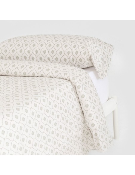 Funda nórdica algodón Charleston verde seco