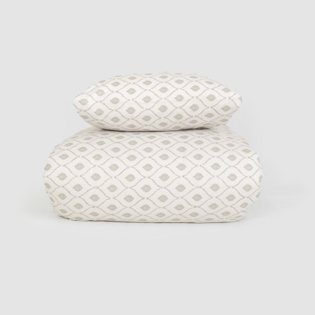 Funda nórdica algodón Charleston verde seco