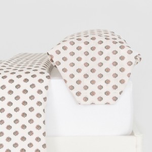 Funda nórdica algodón Elliane verde keike