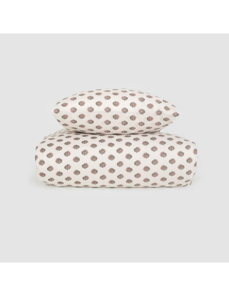 Funda nórdica algodón Elliane verde keike