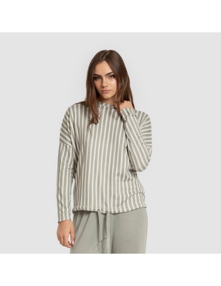 Pijama largo Secret mujer Raya Marsella verde caceria