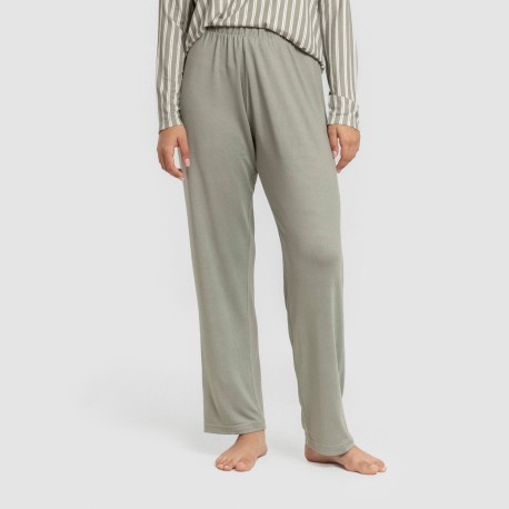 Pijama largo Secret mujer Raya Marsella verde caceria