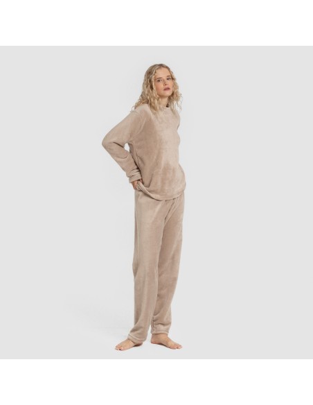 Pijama terciopelo liso