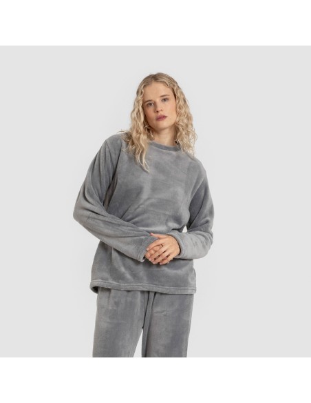 Pijama terciopelo liso