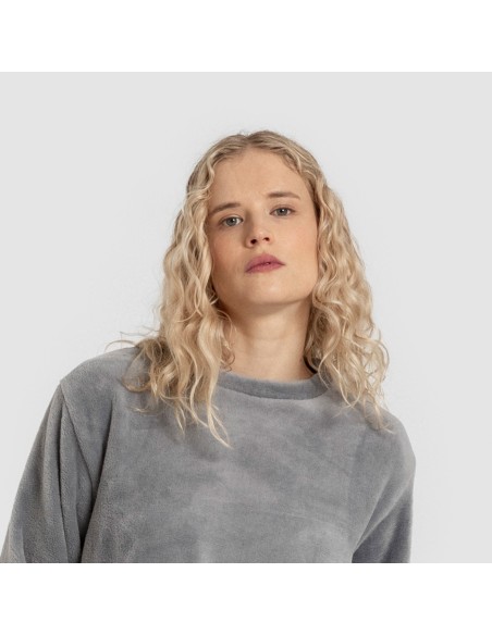 Pijama terciopelo liso