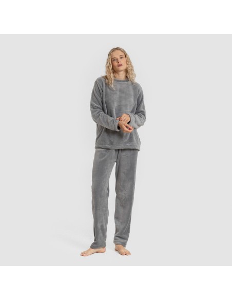 Pijama terciopelo liso