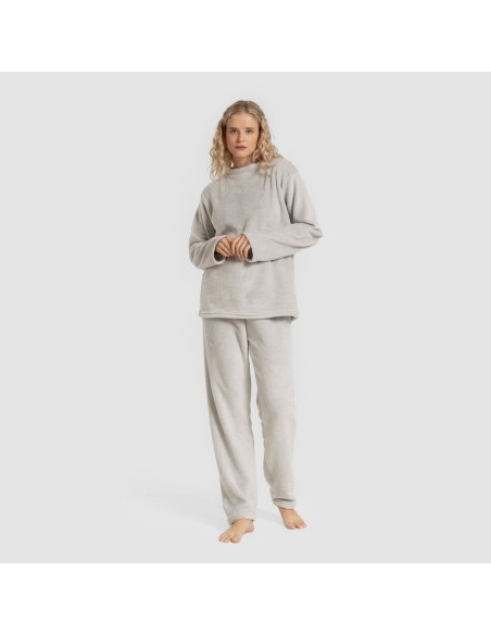 Pijama terciopelo liso