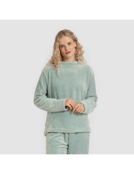 Pijama terciopelo liso