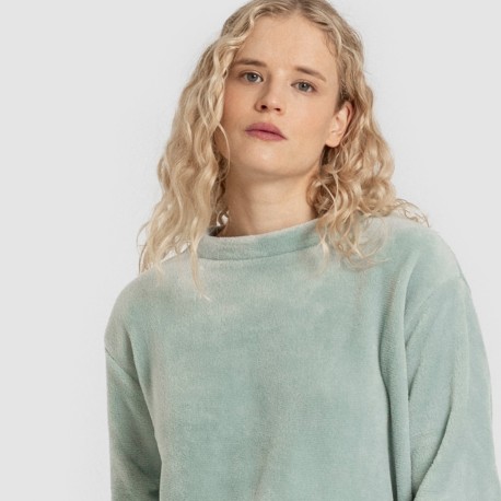 Pijama terciopelo liso