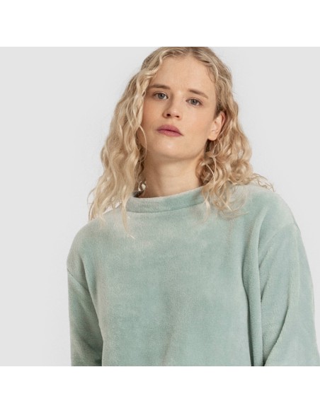 Pijama terciopelo liso