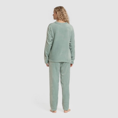 Pijama terciopelo liso