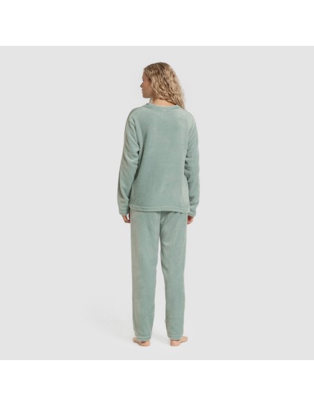 Pijama terciopelo liso