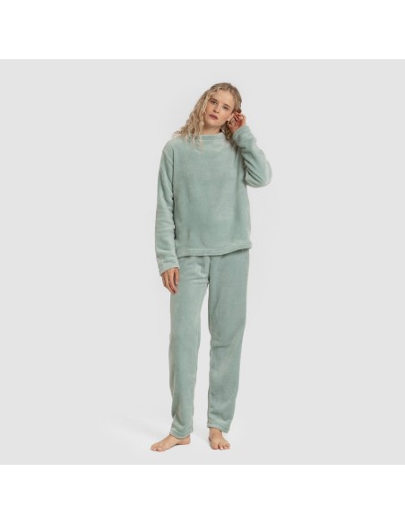 Pijama terciopelo liso