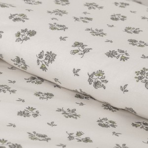 Funda nórdica algodón Juno verde seco 2