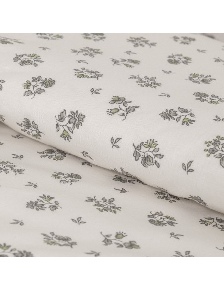 Funda nórdica algodón Juno verde seco