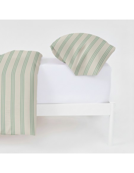 Funda nórdica algodón Amunia verde keike